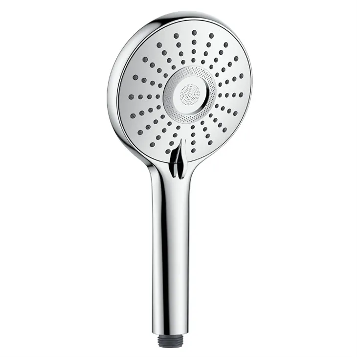 पूर्ण क्रोम एबीएस फूल आकार हाथ में शावर सिर