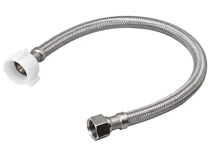 कप केक लटके हुए नली - 3/8 महिला संपीड़न धागा एक्स 7/8 महिला बॉलकॉक थ्रेड शौचालय नली